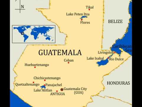 Карты гватемалы