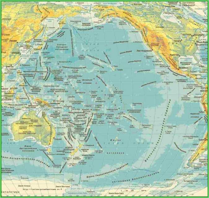 Где находится саргассово море - на карте мира, на карте полушарий