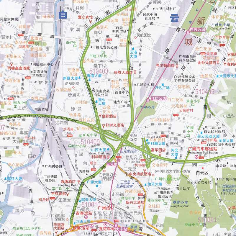 Карта гуанчжоу