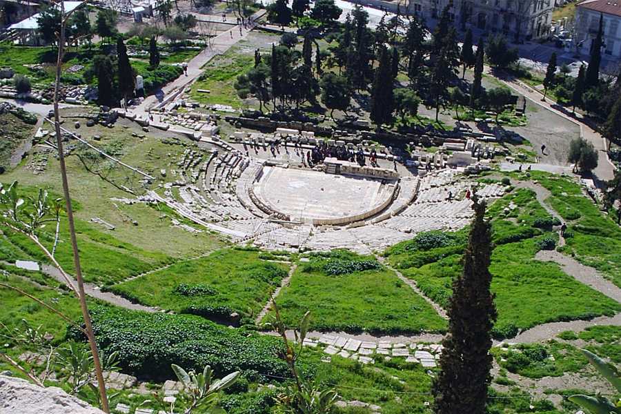 В театре диониса — из чего состоял греческий театр