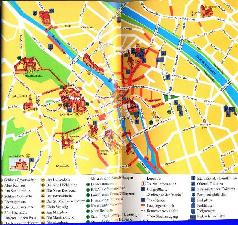 Подробная карта Дрездена на русском языке с отмеченными достопримечательностями города. Дрезден со спутника