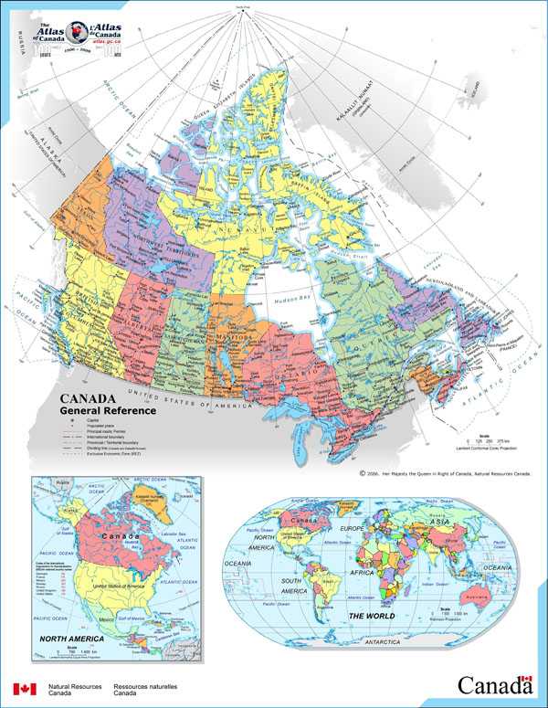 Карты канады | большие карты канады с возможностью скачать и распечатать