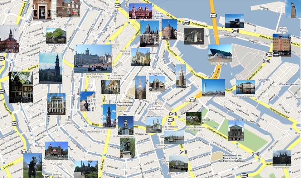 Подробные карты амстердама | детальные печатные карты амстердама высокого разрешения с возможностью скачать