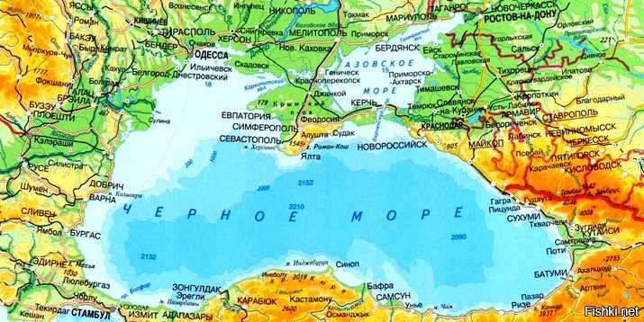 Подробная карта грузии на русском языке