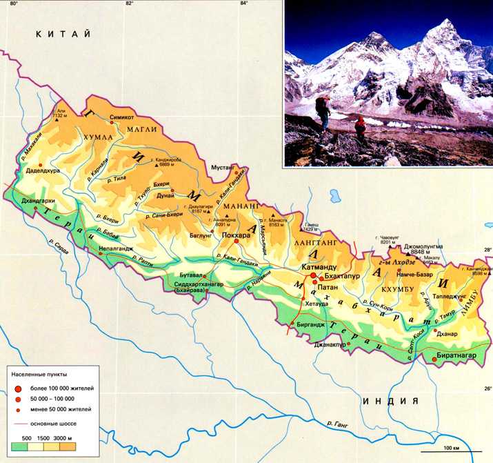 Узнай где находится Гора Эверест на карте Китая (С описанием и фотографиями) Гора Эверест со спутника