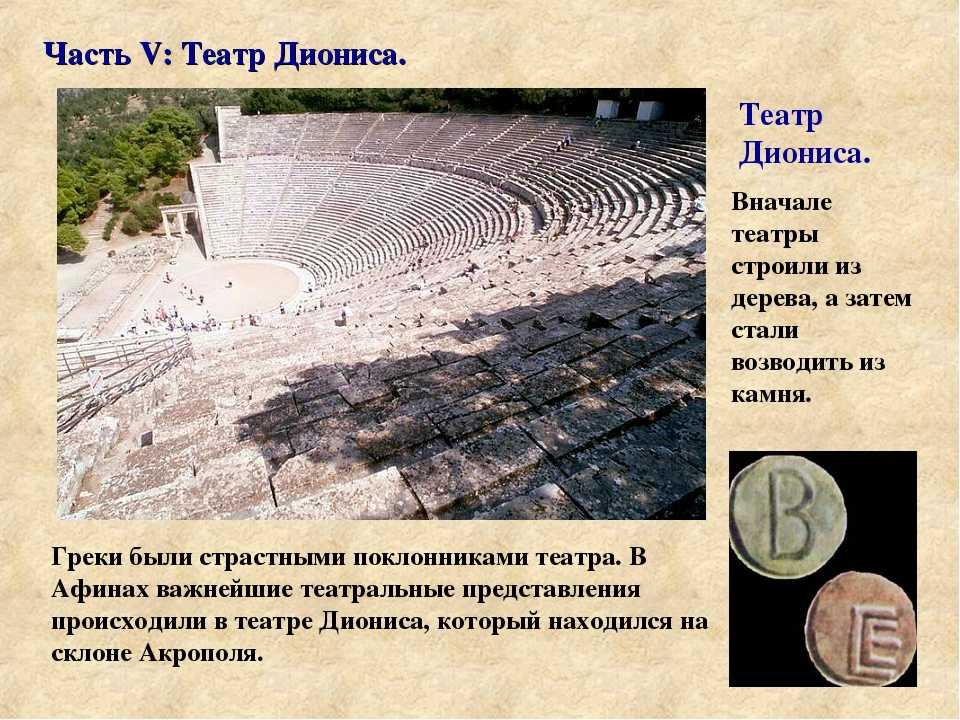 Театр диониса в афинах: история, описание, фото