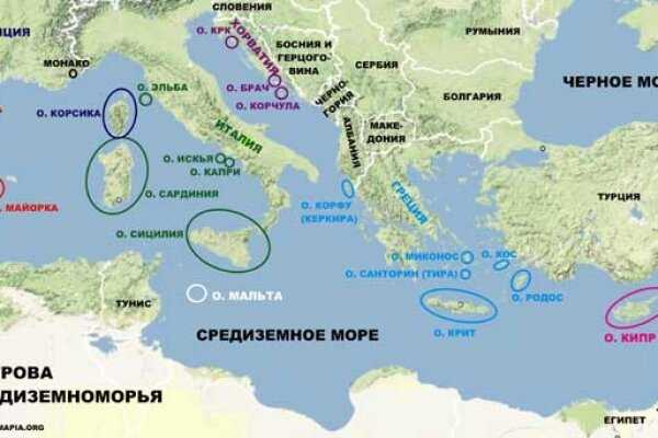 Средиземное море - колыбель человечества. факты и легенды