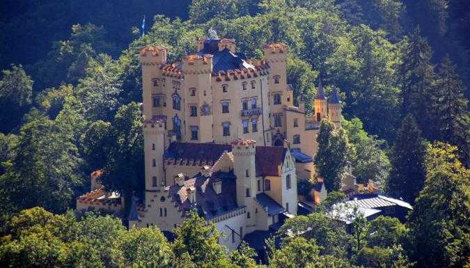 Замок хоэншвангау - баварская сказка