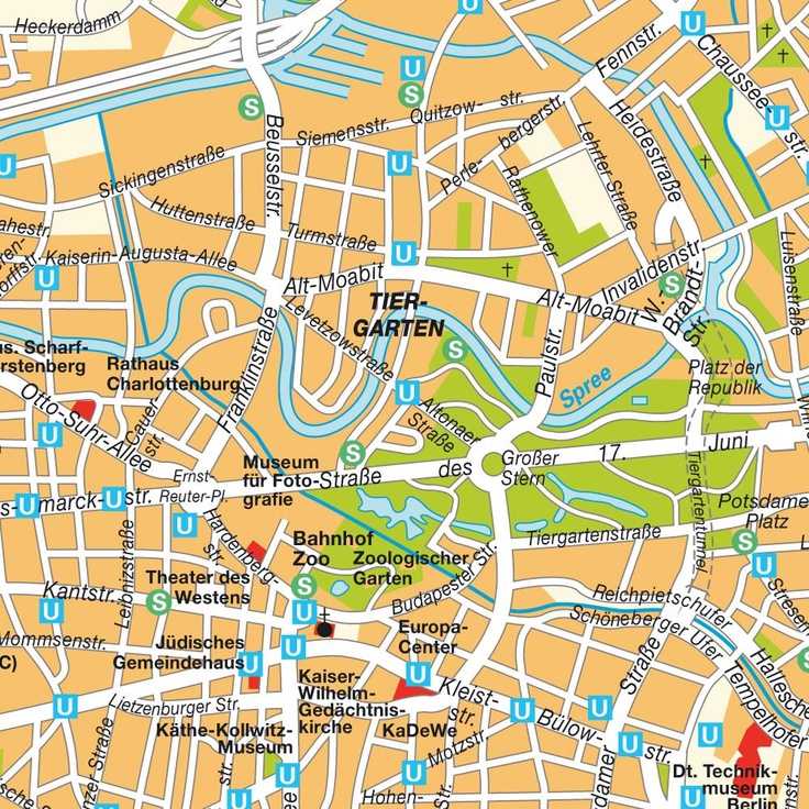 Карта берлина с улицами на спутниковой карте онлайн