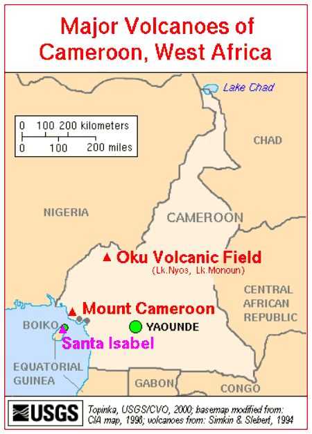 Камерун координаты широта