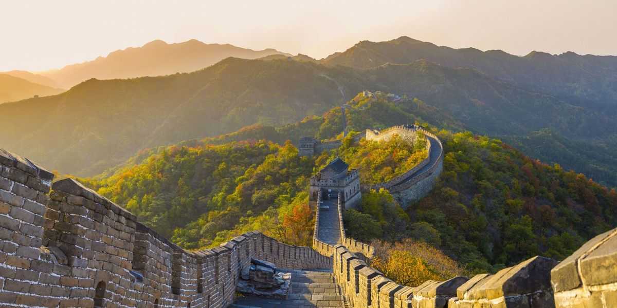 Великая китайская стена — сравнение фотографий » страшные истории