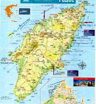 Остров родос на карте мира и греции (карта городов и курортов на русском языке)