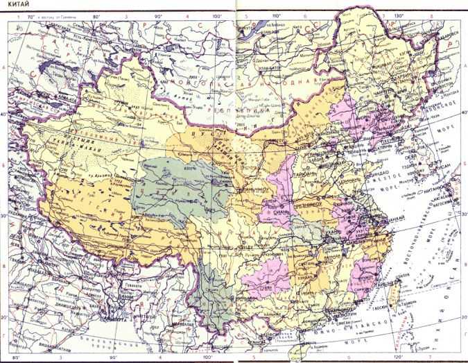 Карты китая | большие карты китая с возможностью скачать и распечатать