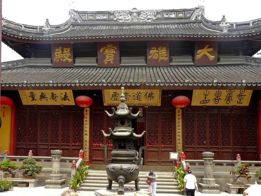 Храм нефритового будды в шанхае