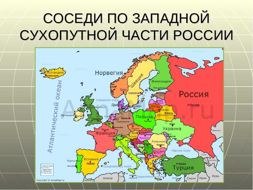 Соседи европейской россии