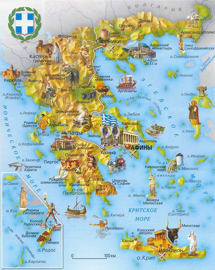 Греция, афины: достопримечательности на карте, экскурсии, погода