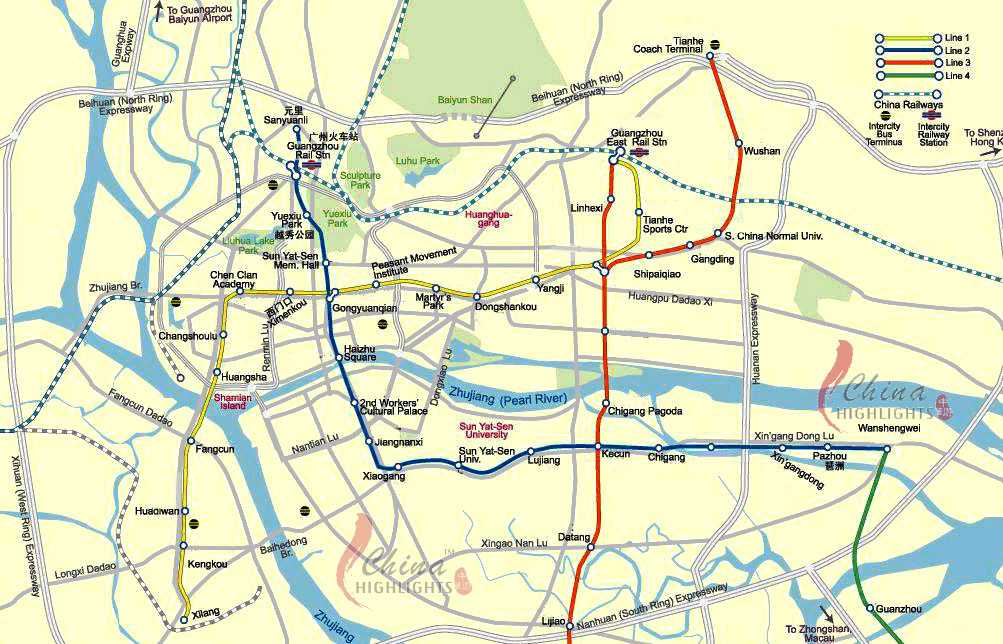 Где находится гуанчжоу. расположение гуанчжоу (гуандун - китай) на подробной карте.