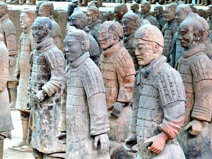Терракотовая армия императора цинь в китае