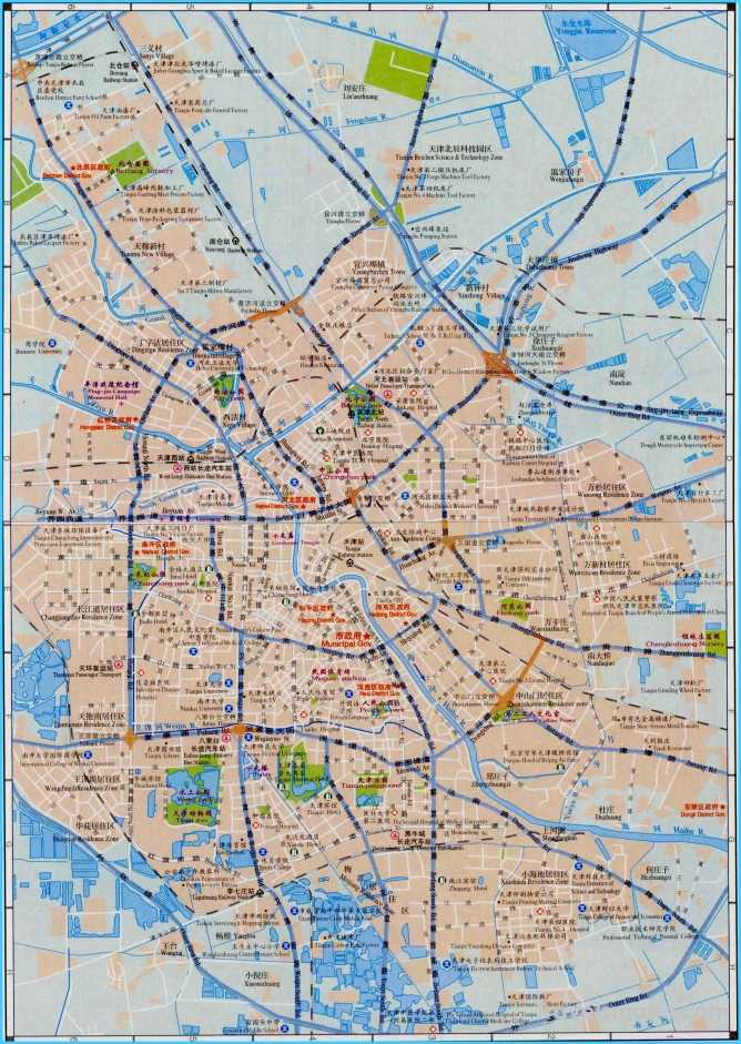 Город тяньцзинь в китае на карте. карта тяньцзинь со спутника — улицы и дома онлайн. в какой стране находится город тяньцзинь