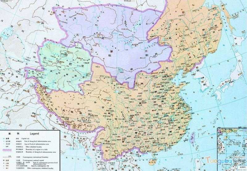 Карта китая на русском языке с городами подробно