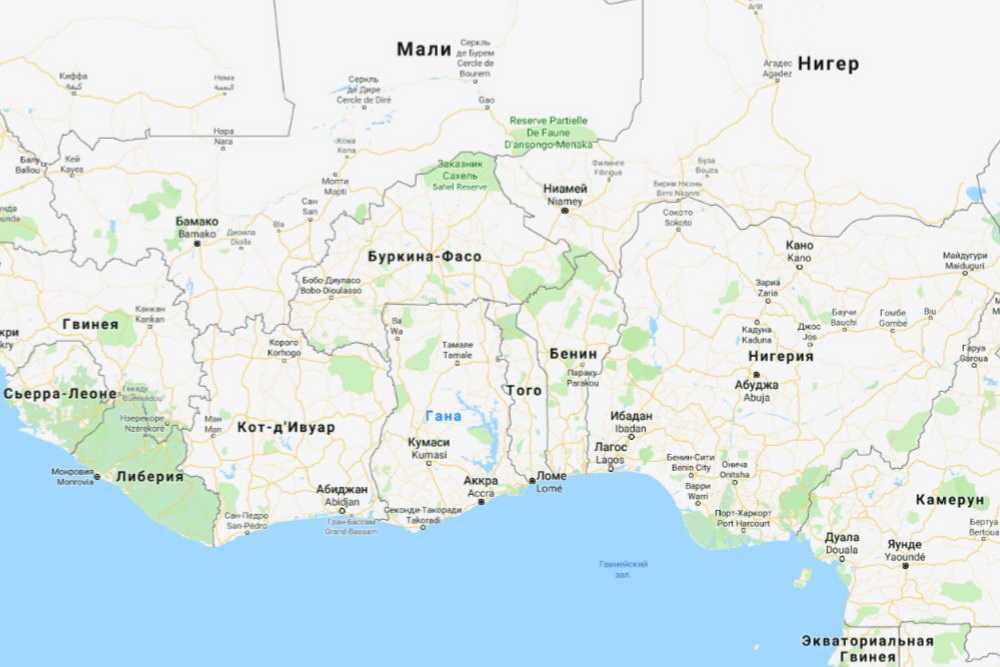 Страны мира - гана: расположение, столица, население, достопримечательности, карта