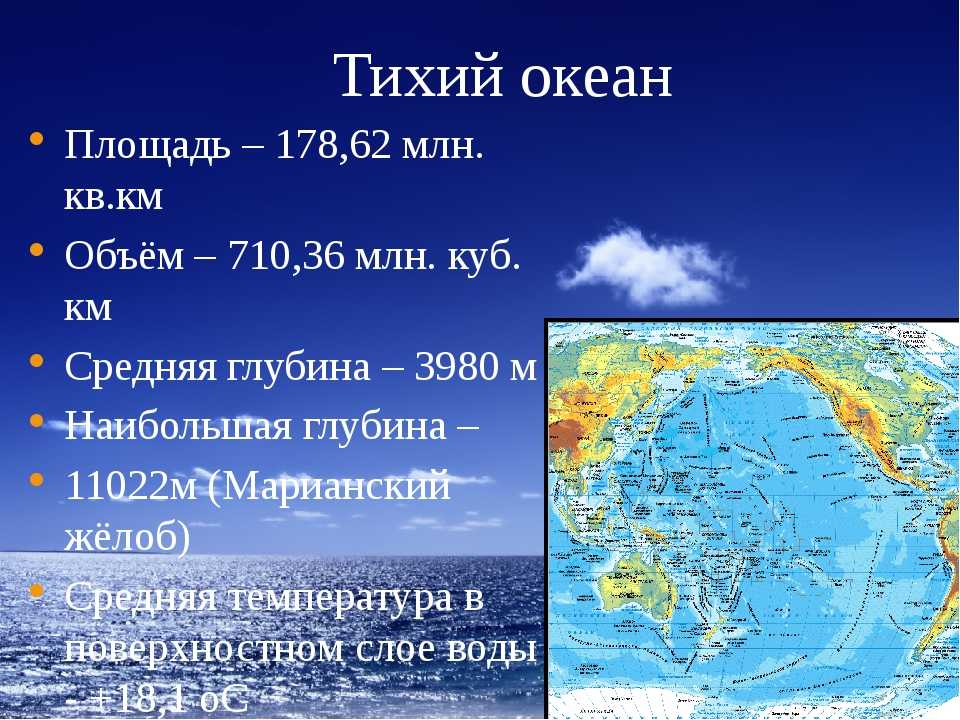 Географическое положение атлантического океана
