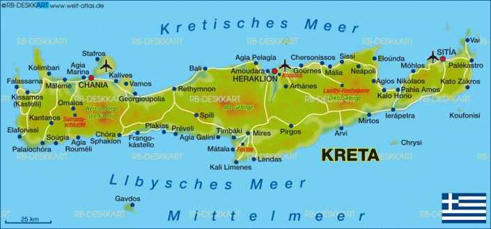 Остров крит 2021 - карта, путеводитель, отели, достопримечательности острова крит (греция)