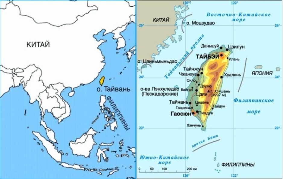 Информация про тайвань