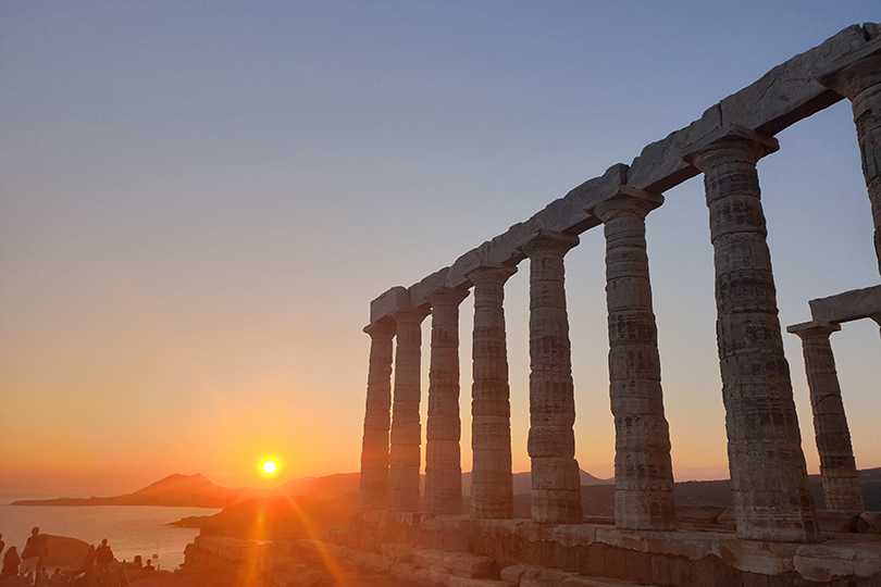 Мыс сунион и храм посейдона в греции