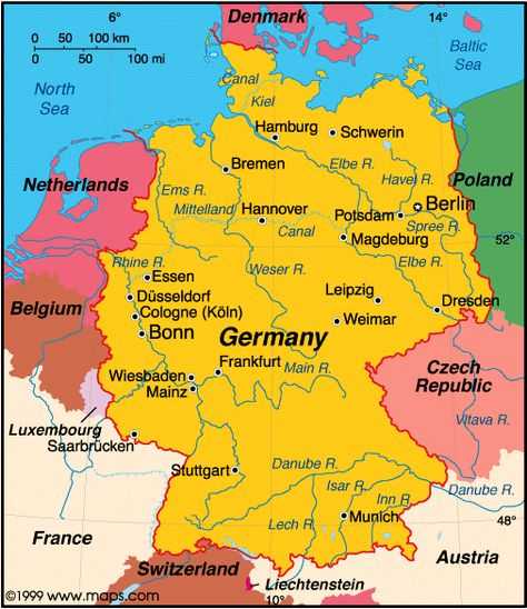 Федеральные земли германии и их столицы на 2021 год
