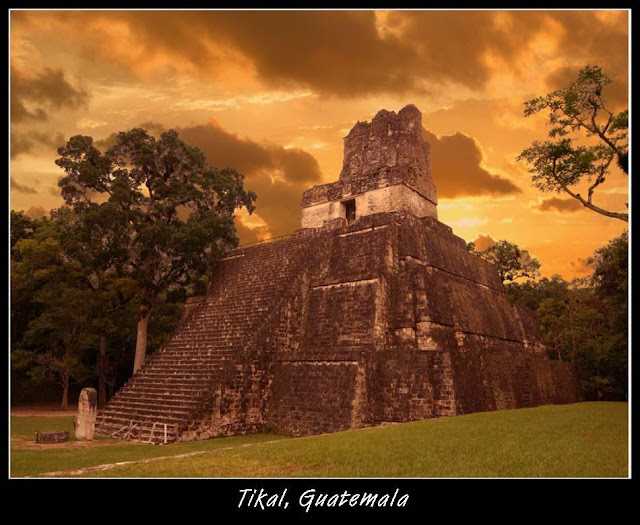 Древний город майя тикаль