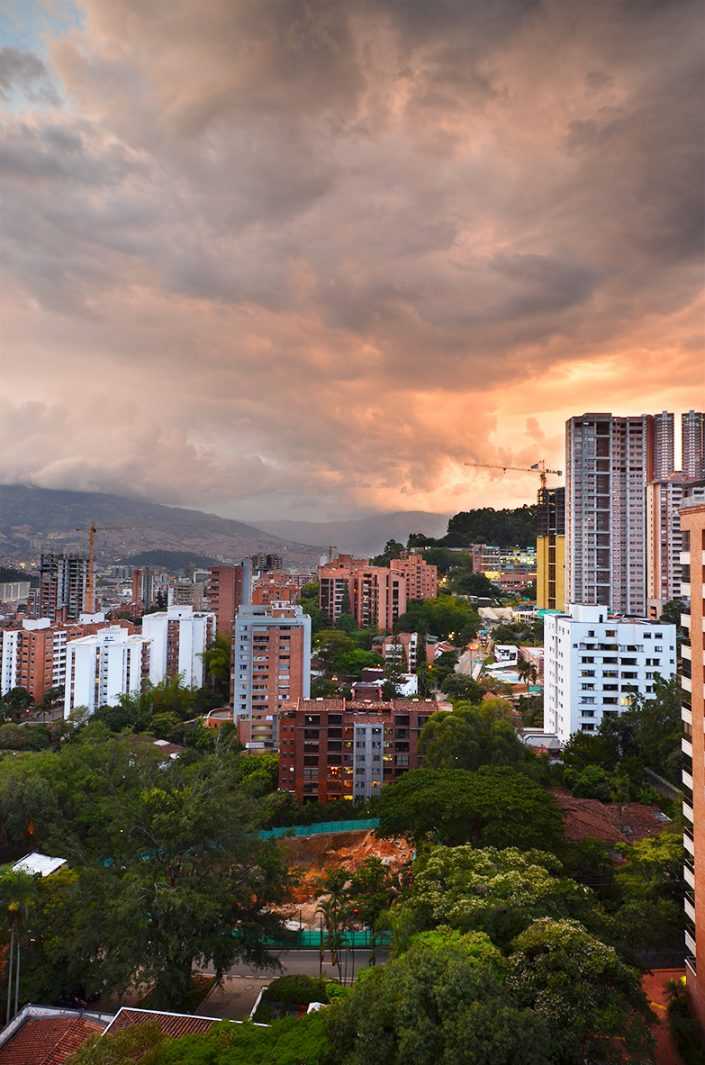 Медельин, город - колумбия - департамент антьокия