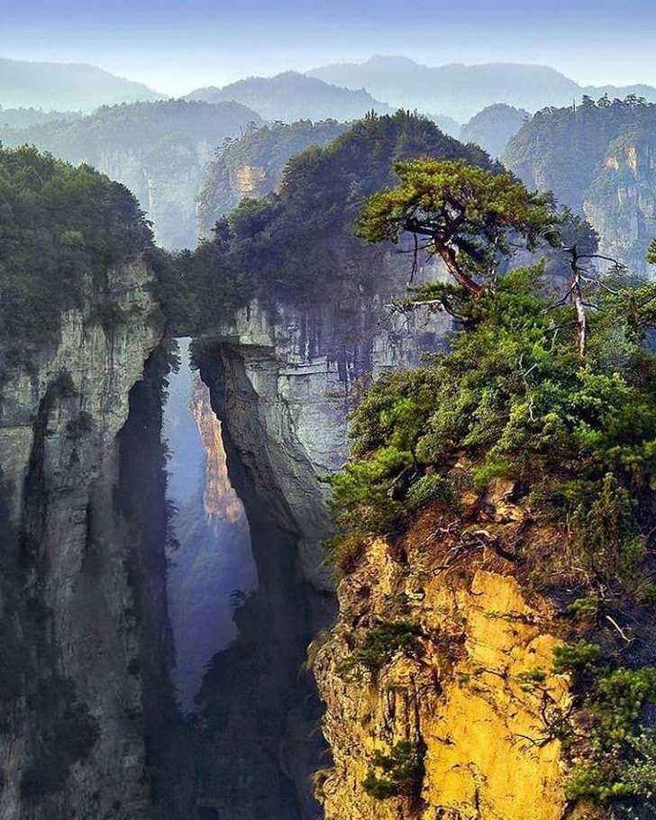 Чжанцзяцзе горы аватара китай национальный парк, фото летающих гор, как добраться