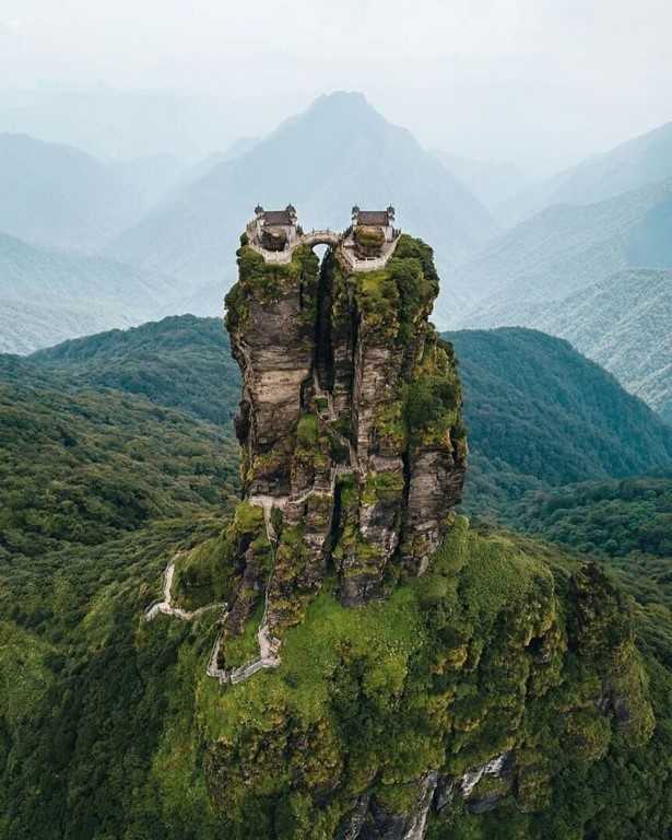 Горы в китае, самая высокая гора в китае, священные горы китая