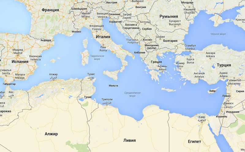 Средиземное море 🌟 полезная информация