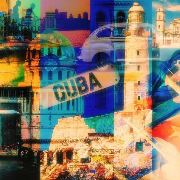Куба на карте мира на русском языке с городами подробно