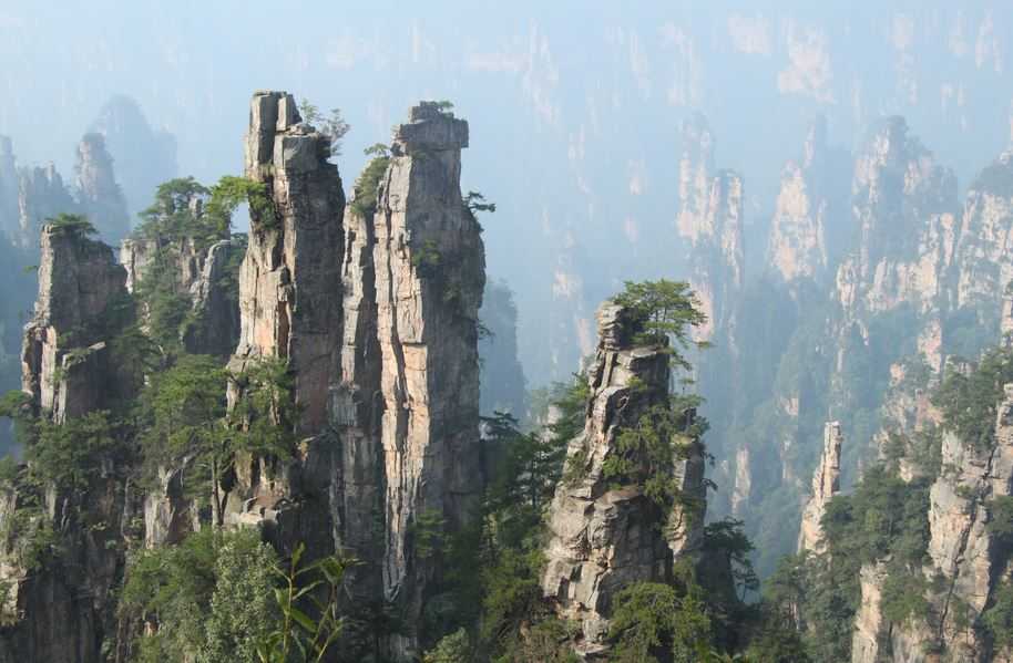 Чжанцзяцзе, провинция хунань: от дел человеческих — к творениям природы | владмама