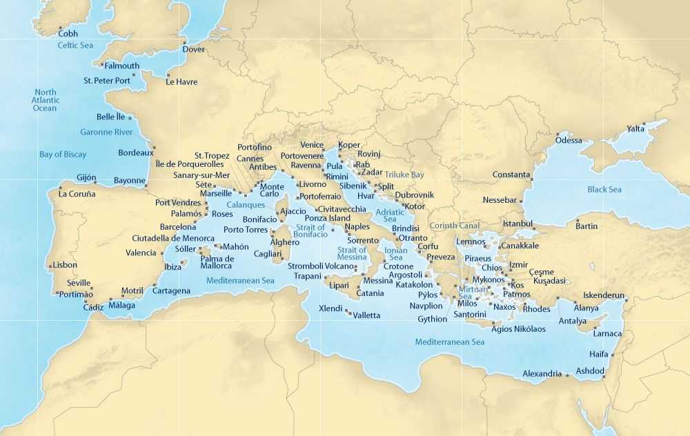 Средиземное море — подробная информация. какие страны омывает средиземное море?