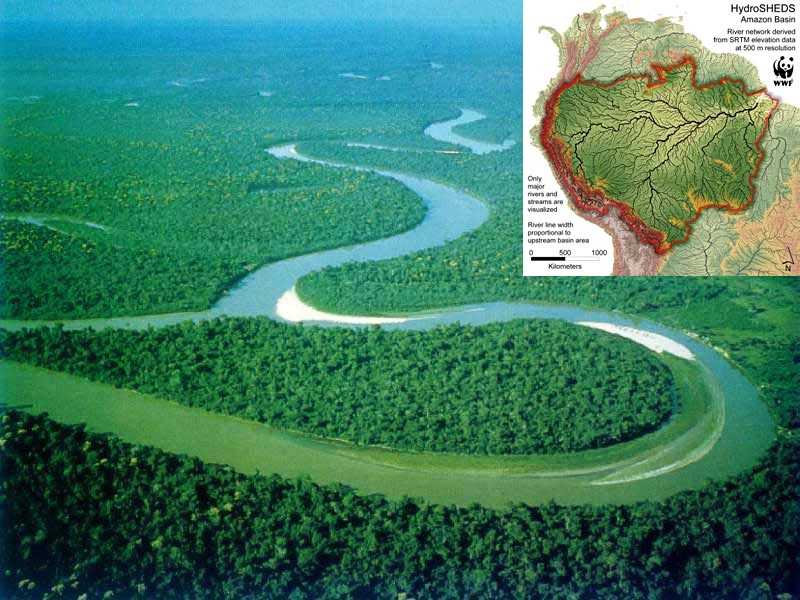 ?река амазонка: притоки, исток, устье, карта, фотогаллерея