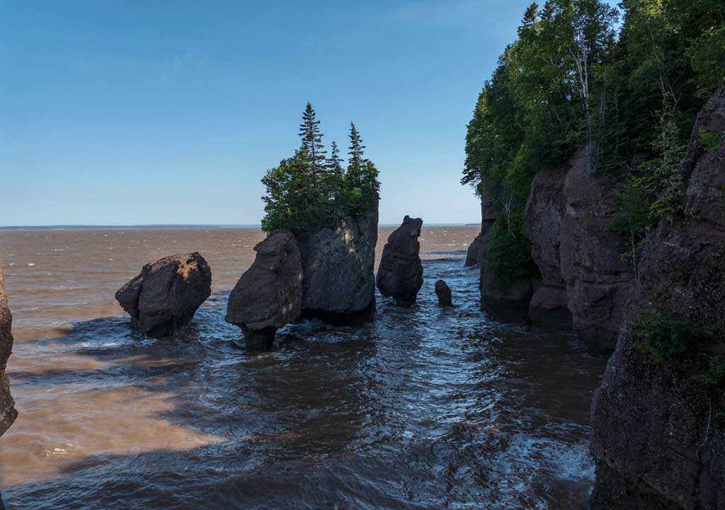 Феномен залива фанди в канаде, места с самыми мощными приливами и отливами на земле