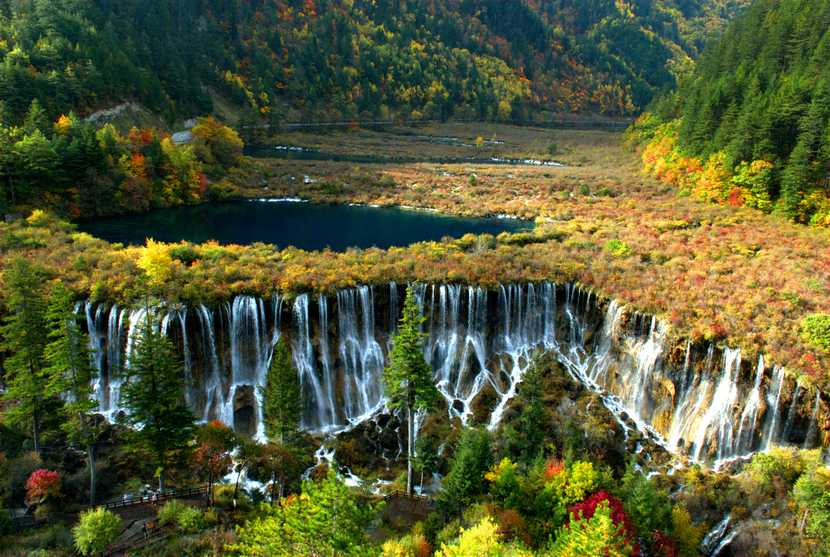 Долина цзючжайгоу в китае: описание природы, фото
