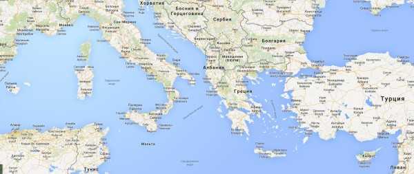 Подробная карта Кипра с отмеченными городами и достопримечательностями страны Географическая карта Кипр со спутника
