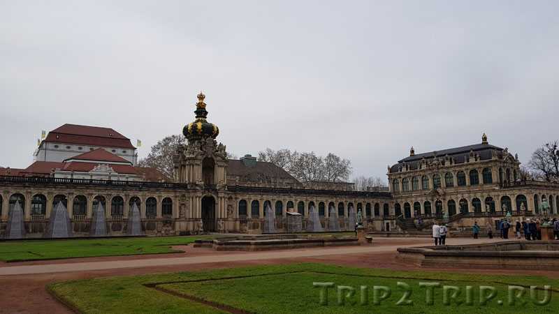 Дрезденская картинная галерея, цвингер и опера земпера