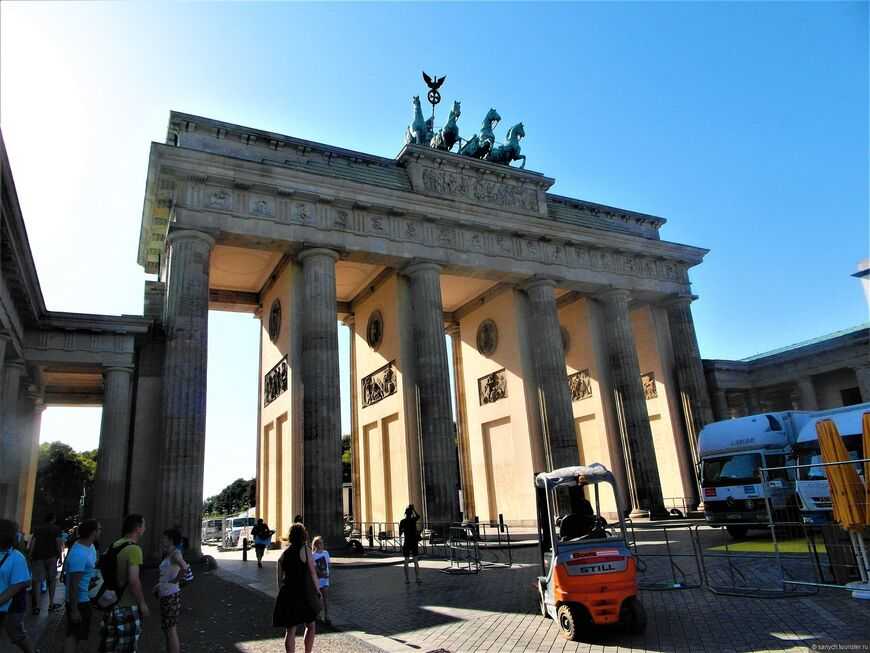Бранденбургские ворота — символ силы и величия германии