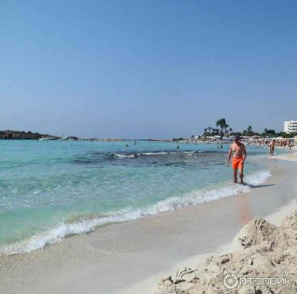 Пляж нисси бич в айя-напе (кипр): фото, описание