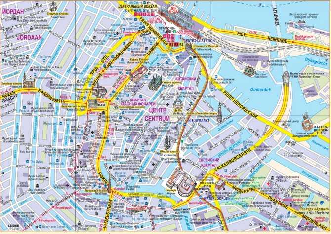 Топ-22 достопримечательности амстердама (нидерланды): фото c описанием и карта