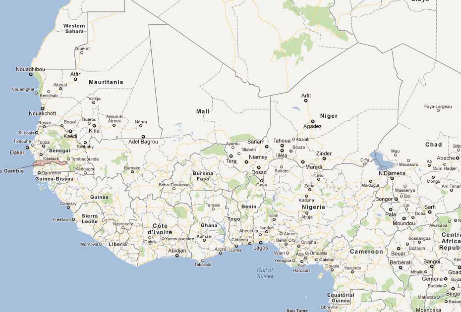 Гамбия. где находится на карте мира, достопримечательности, столица, фото