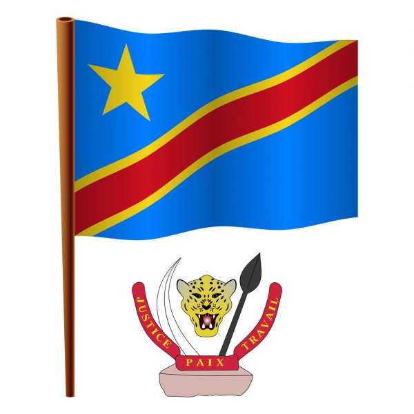 Герб демократической республики конго