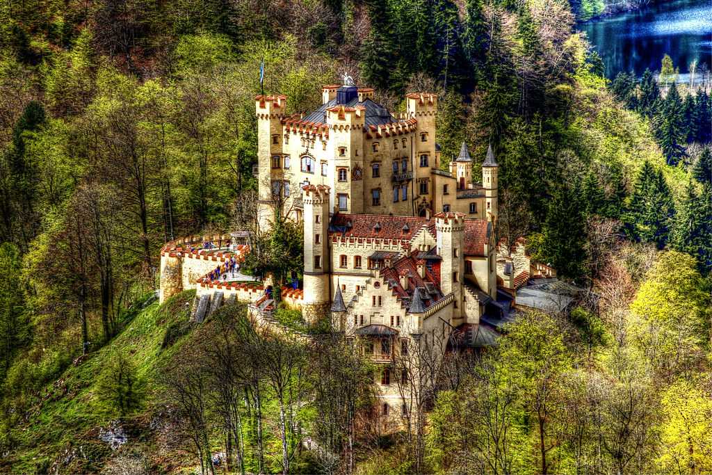 Замок хоэншвангау, германия: описание, фото внутри и снаружи
