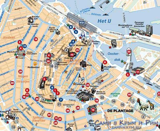 Карта амстердама на русском языке онлайн